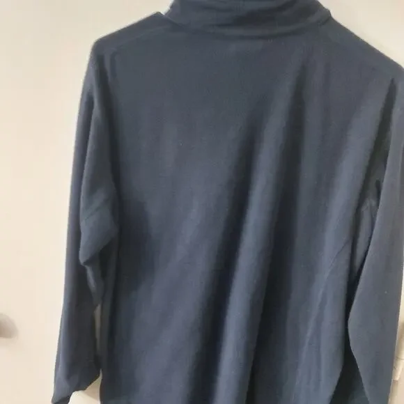 Columbia Blue Zip Front Jacket  L Gorpcore Fisherman Cabincore Classicore Preppy - Picture 6 of 12